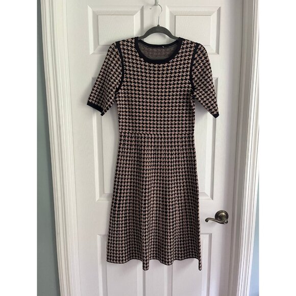 Ann Taylor Dress Houndstooth - Picture 1 of 3